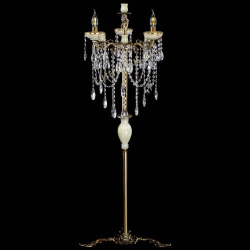 Торшер бронзовый Оникс №3/2 журавлик в Ижевске Гусь Хрустальный