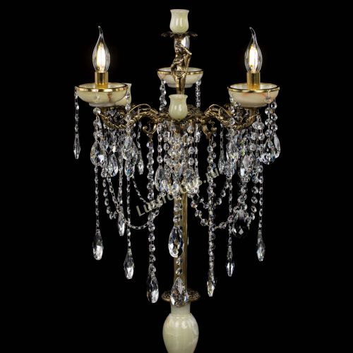 Торшер бронзовый Оникс №3/2 журавлик в Ижевске Гусь Хрустальный