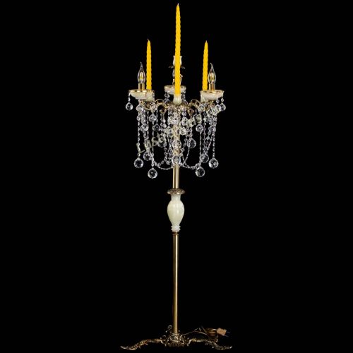 Торшер бронзовый Оникс №3 шар в Ижевске Гусь Хрустальный