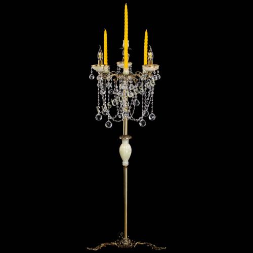 Торшер бронзовый Оникс №3 шар в Ижевске Гусь Хрустальный