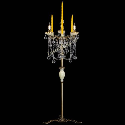 Торшер бронзовый Оникс №3 шар в Ижевске Гусь Хрустальный