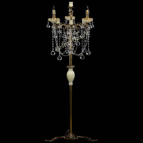 Торшер бронзовый Оникс №3 шар в Ижевске Гусь Хрустальный