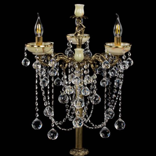 Торшер бронзовый Оникс №3 шар в Ижевске Гусь Хрустальный