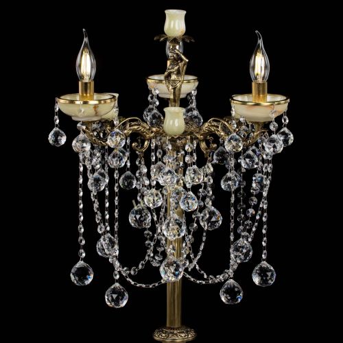 Торшер бронзовый Оникс №3 шар в Ижевске Гусь Хрустальный