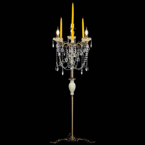 Торшер бронзовый Оникс №3 журавлик в Ижевске Гусь Хрустальный