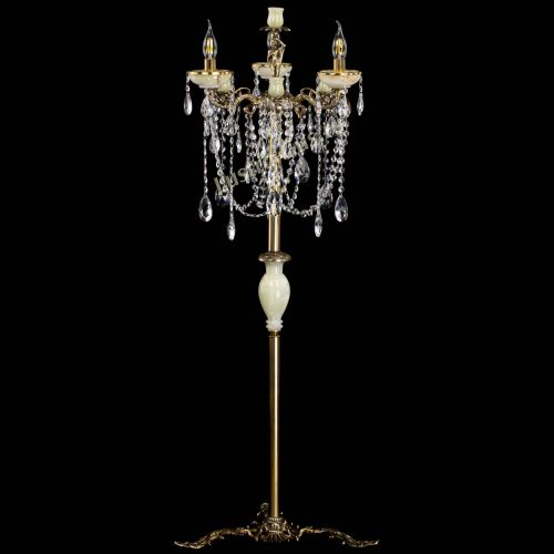 Торшер бронзовый Оникс №3 журавлик в Ижевске Гусь Хрустальный