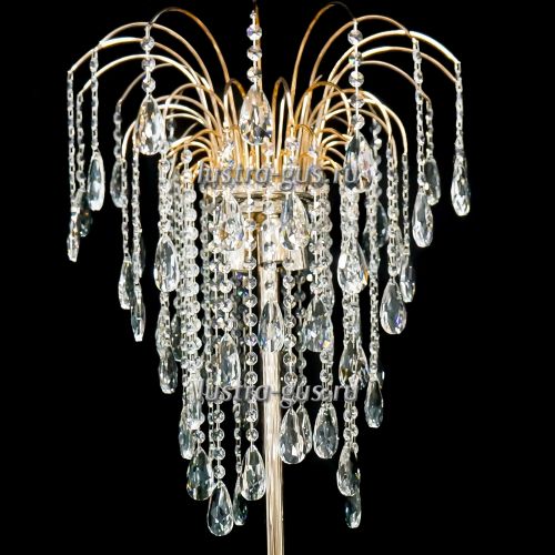 Торшер Каскад с подвесками Кулон в Ижевске Гусь Хрустальный