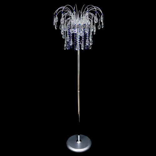 Торшер Каскад кулон короткий цветной в Ижевске Гусь Хрустальный