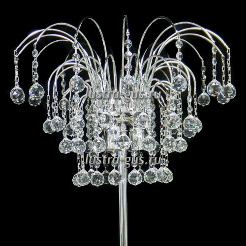 Торшер Каскад шар 30 короткий в Ижевске Гусь Хрустальный