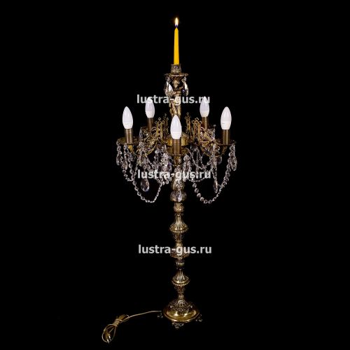 Торшер Изабелла богиня журавлик 5 ламп в Ижевске Гусь Хрустальный